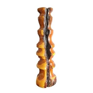 BURL Wood Handmade Candle Stick